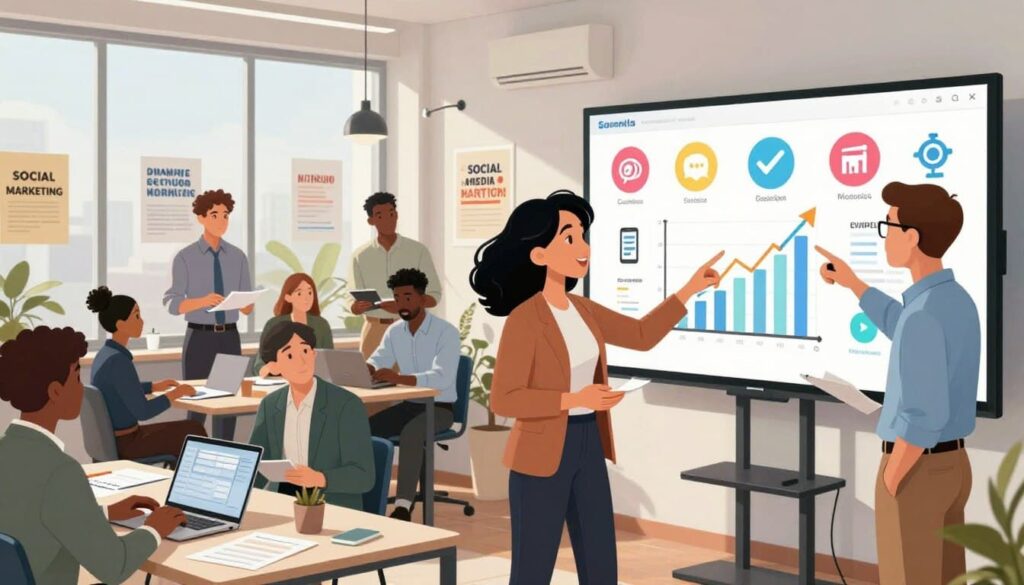 Social media marketing